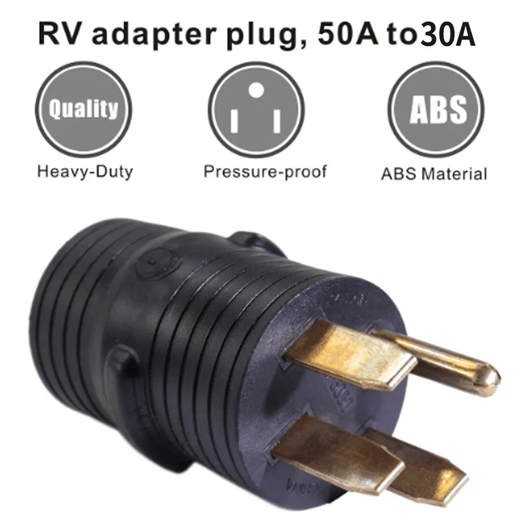 HOT Brand New 1PCS Generator RV Adapter Plug 50A Male to 30A Female 125V Drop Shipping