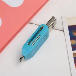 FFFAS 2 в 1 Multi-function SD TF Card Reader и Micro USB OTG кабель адаптер для Xiaomi huawei Android мобильный телефон компьютер ПК