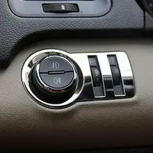 Автомобиль нержавеющая сталь лампа украшение для переключателя фар/отделка для Chevrolet Cruze Buick Encore REGAL Excelle GT/XT