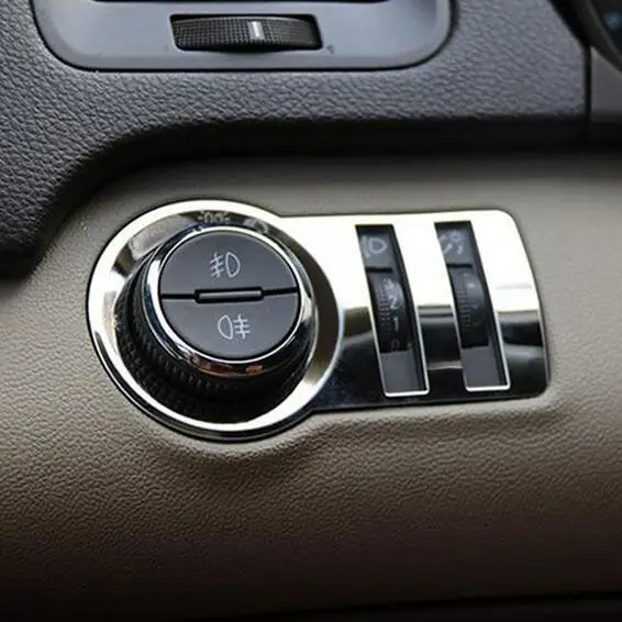 

Car stainless steel lamp headlight switch decoration/ trim For Chevrolet Cruze Buick Encore REGAL Excelle GT/XT