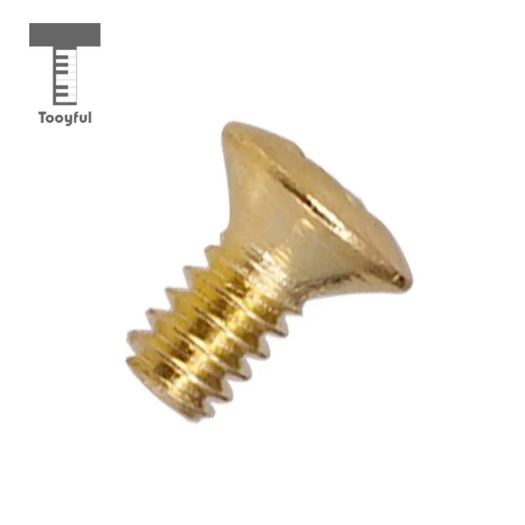 Tooyful 10PCS 5 Way 3 Way Guitar Switch Fixed Screws Nuts Guitar Replacement Black