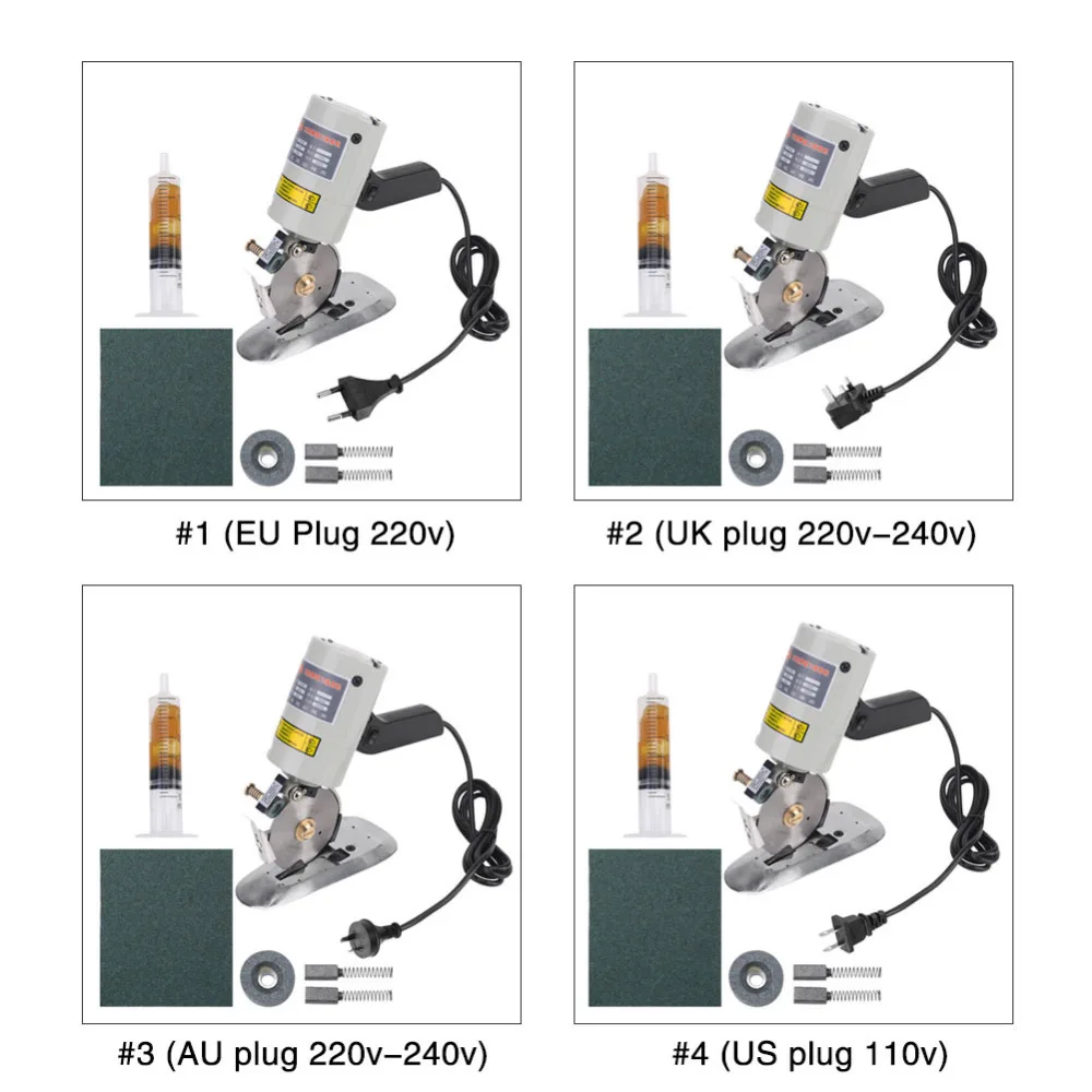 

High Cutting Speed 90mm Blade Electric Cloth Cutter Fabric Cutting Machine To Keep Blade Sharp