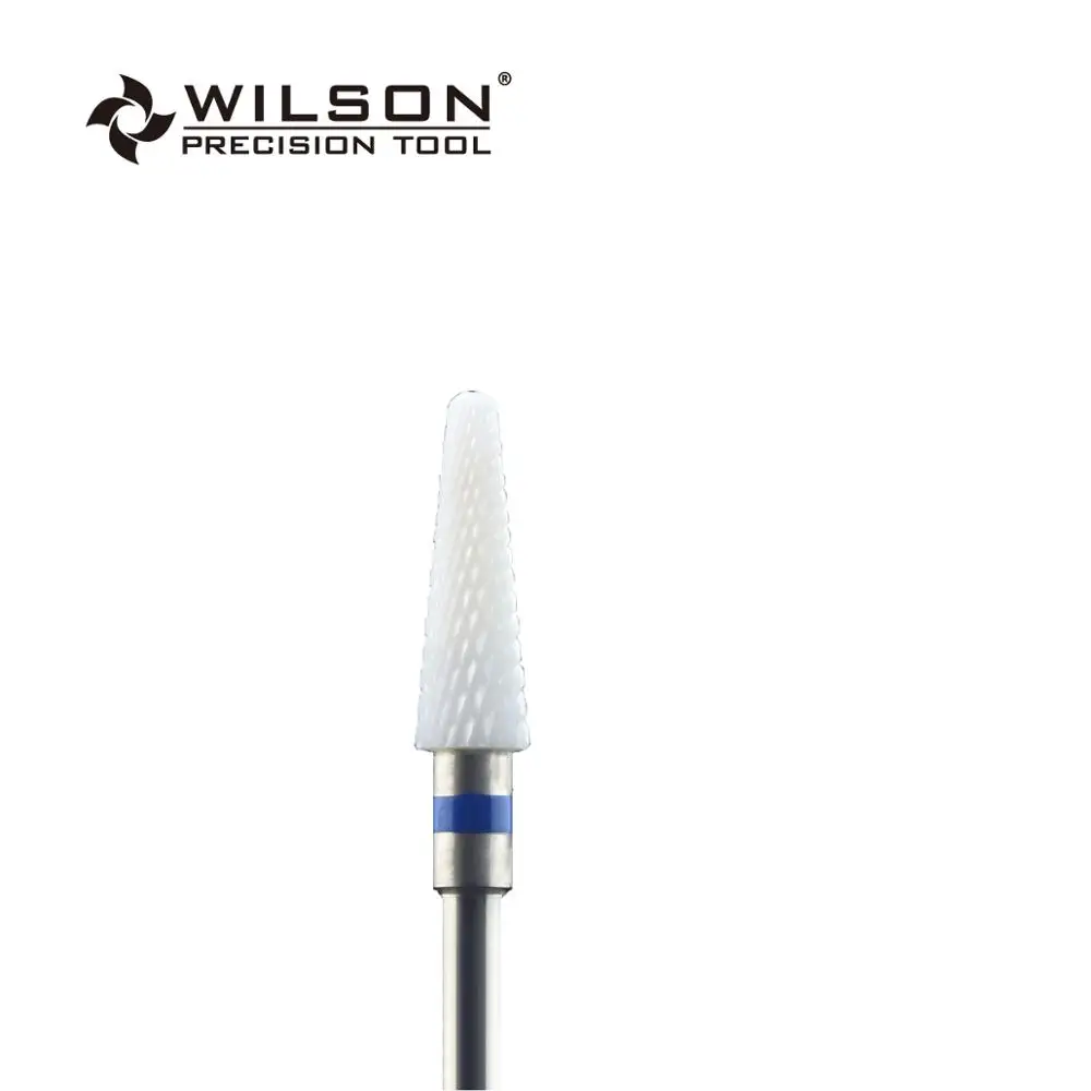 4,5 мм коническая форма-WILSON Белый керамический сверло для ногтей& циркония керамические боры(6400305 6400405 6400505 6400605 - Цвет: 6400505