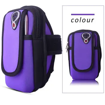 

PinShang Women and Men Arm Bags Outdoor Sports Arm Bag Phone Holder Portable Armband Bag Wrist Pockets Bags for Women Men ZK50
