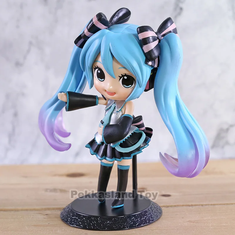 

Qposket Cute Big Eyes Hatsune Miku Doll Crystal Kawaii Figures Models Toys