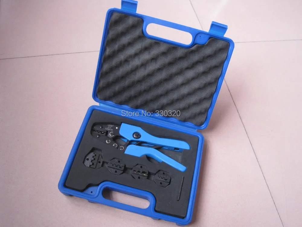 

Terminal Combination crimping tool set with 4 replaceable die sets AN03C-5D3,crimping tool kit