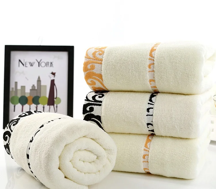 free shipping Creative 70*140cm cotton towels Fashionable Durable