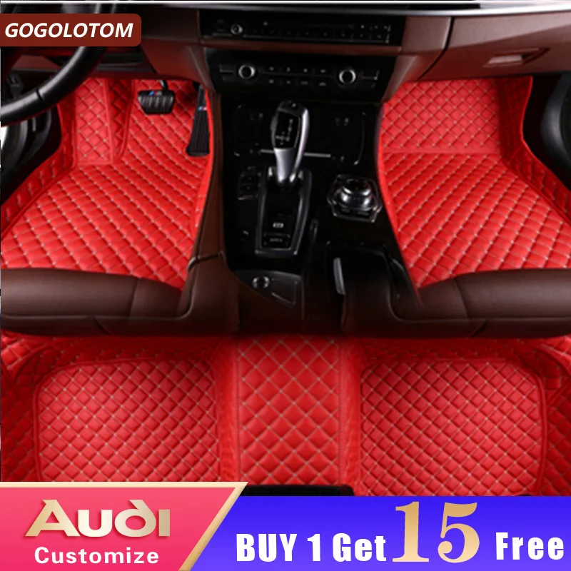 

Custom Full Car Floor Mats Waterproof for Audi Audi A1 A3 A4 A5 A6 A7 A8 A8L Q3 Q5 Q7 S4 S5 S8 Waterproof Carpet XPE Car Liner
