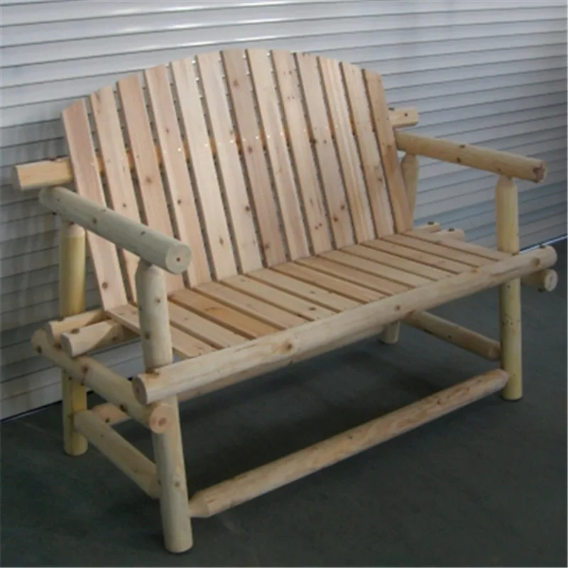 O Envio gratuito de mobiliário de madeira ao ar livre banco cadeira dobrável praia camping duplo braço 2 seater 2017new