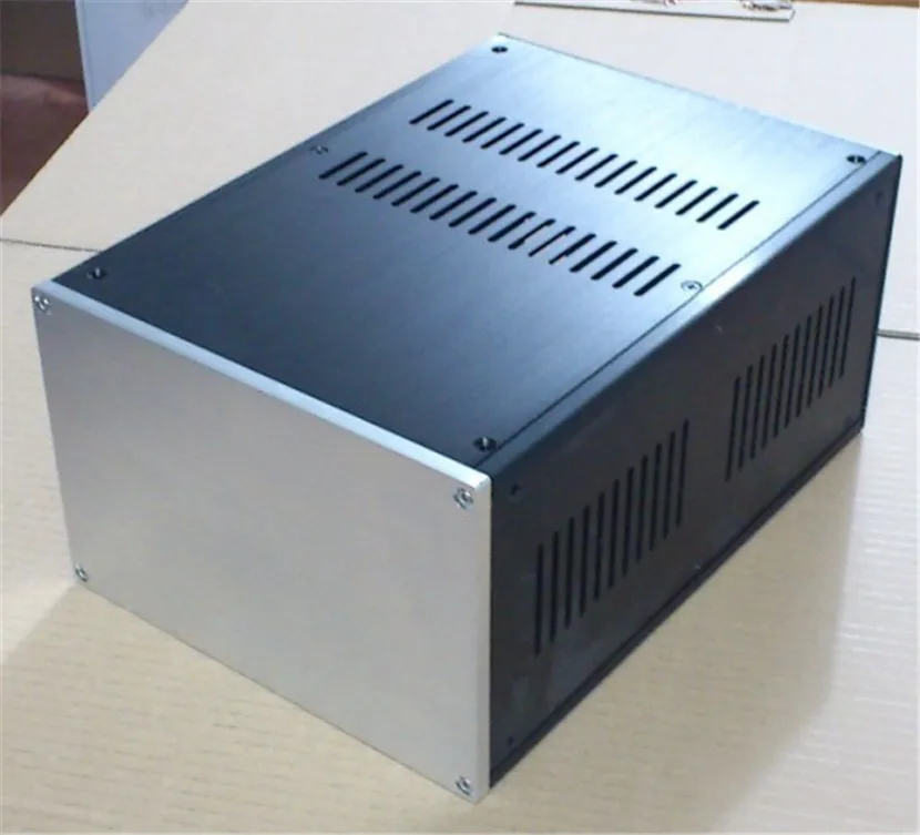 E 042 CNC All Aluminum Chassis Case Box for DIY Audio Power