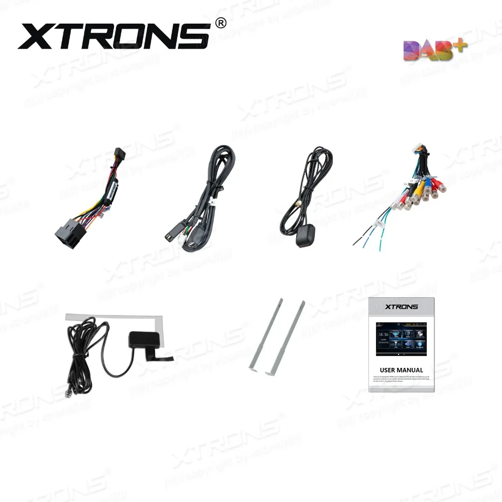 Clearance XTRONS Universal 7 inch Motorized Digital Motorized Detachable face panel Single 1 Din Car DVD Player Radio GPS Navigation DAB+ 5