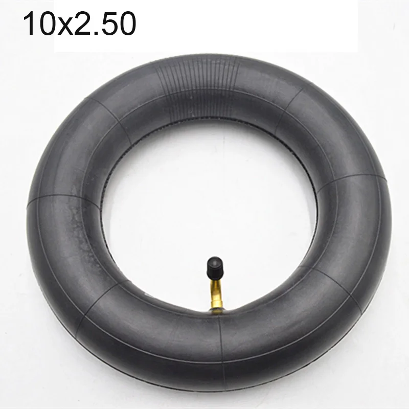 Внутренняя трубка 10X2,50 10x2,5 трубка Innertube с согнутый клапан 0/45/90 градусов клапан для Детские коляски Коляска скутер 10 дюймов