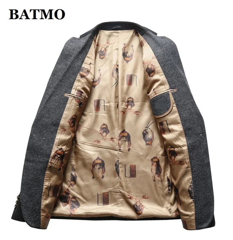 Batmo Новое поступление высокое качество 85% шерсть Повседневный блейзер для мужчин, мужские костюмы пиджаки, повседневные куртки для мужчин 108-5
