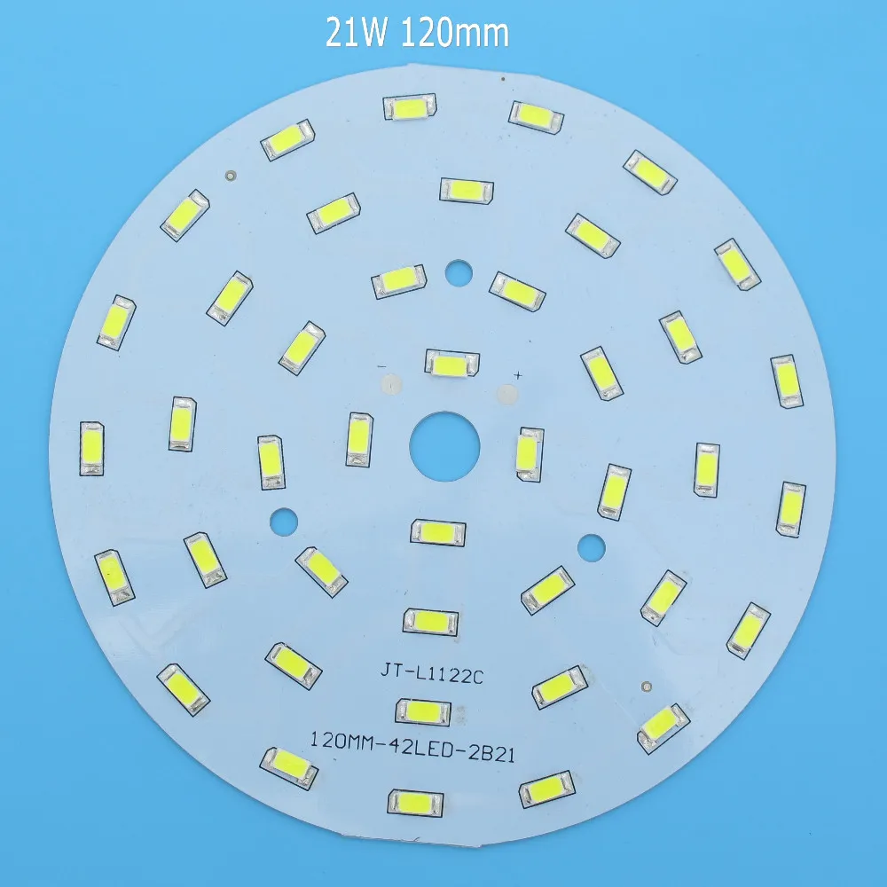 1 шт. SMD5730 светодиодный PCB 21 Вт 24 Вт 30 Вт 36 Вт 85 мм 110 мм 112,8 мм 120 мм белый/натуральный белый/теплый белый источник света для светодиодный лампы