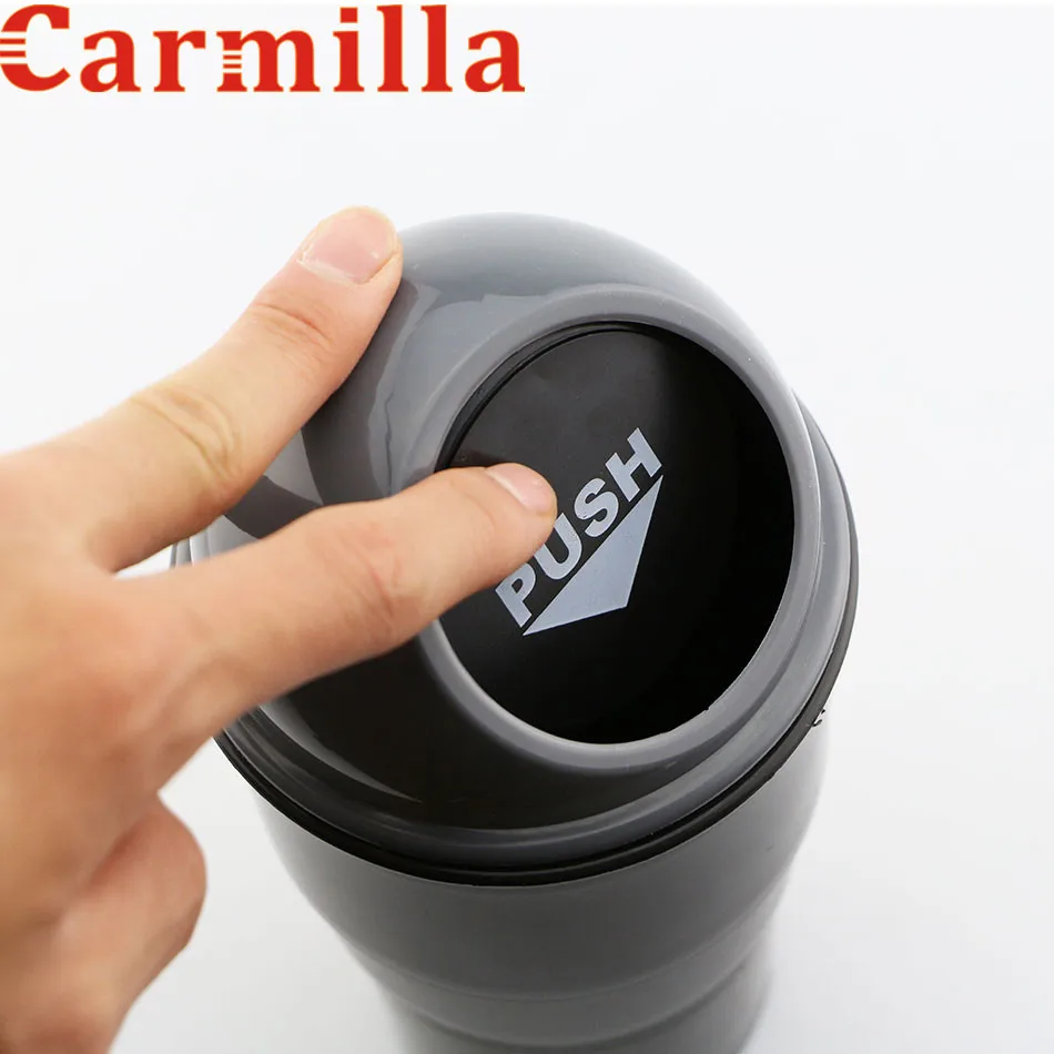 

Carmilla New Car Trash Can Garbage Dust for Mitsubishi ASX Outlander Lancer Pajero for Mazda 2 3 5 6 Axela CX-5 ATENZA MX-5 RX-8