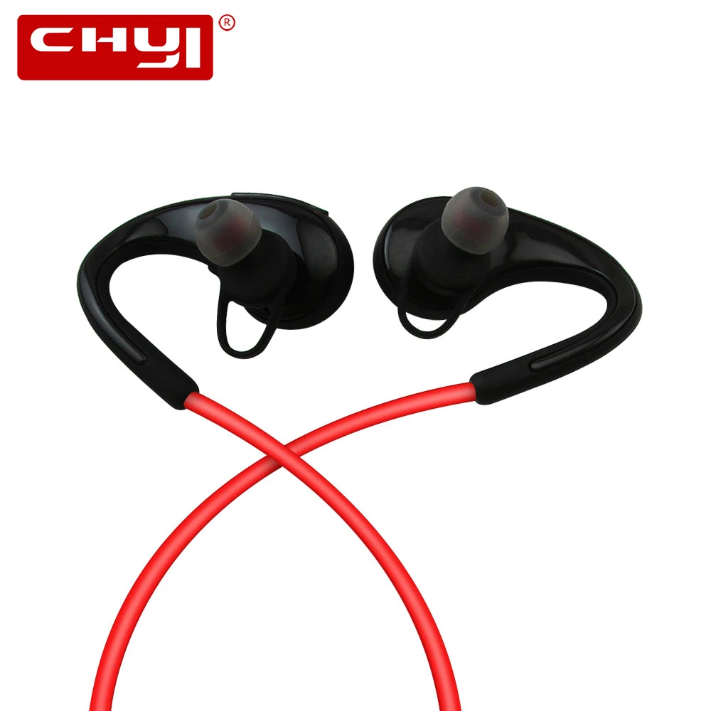 CHYI Wireless Bluetooth Rechargeable Earphone Ear Hook Headset Sports Waterproof Earbuds With Mic For iPhone Samsung Huawei New