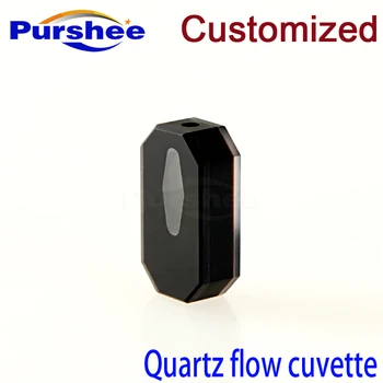 

Quartz flow cuvette with glass tube (special requirement)