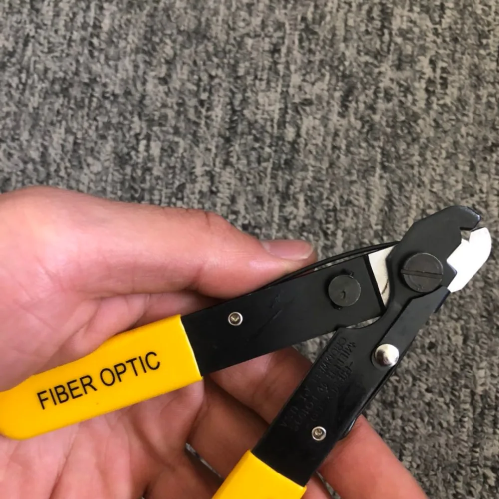 

Fiber Optic Cable Stripper For Stripping 125 Micron Fiber, Double-nose pliers ,Forceps Fiber stripping pliers FO 103-S