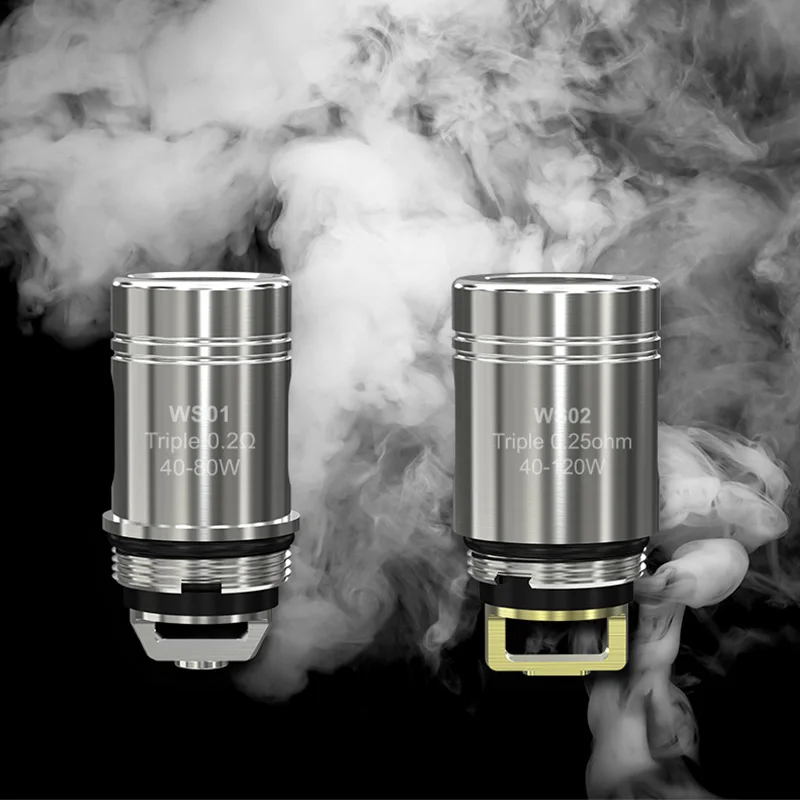 Original Wismec Divider Tank 2ml 4ml Atomizer with WS01 Triple Coil Fit for Wismec Sinuous FJ200 Box MOD Vape 02
