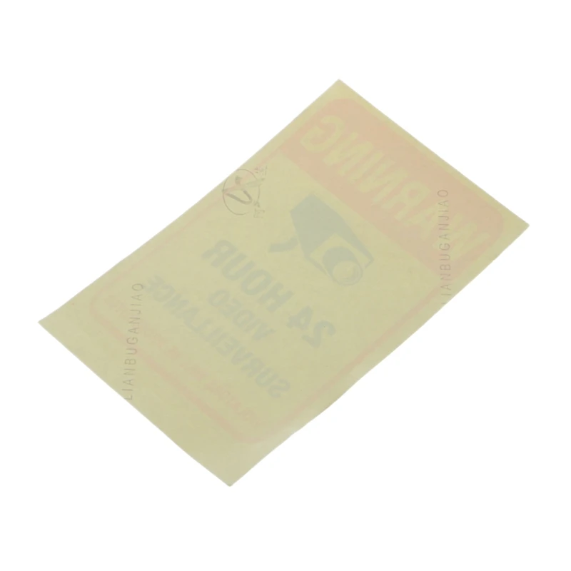 Warning Stickers Warning Decal 10pcs Lot Waterproof PVC CCTV Video Surveillance Security Sticker Warning Signs