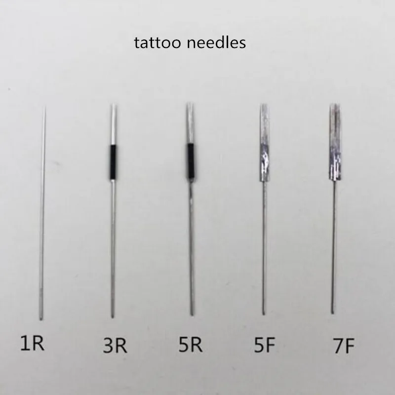 

50 Pcs 1R ,3R,5R, 3F,5F,7F, Permanent Makeup Good Quality Traditional Tattoo Needles Independent Package