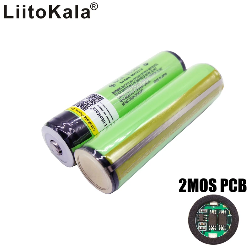 Защищенный Liitokala 18650 3400mAh аккумулятор NCR18650B перезаряжаемый Li-lon с оригинальной печатной платой 3,7 V