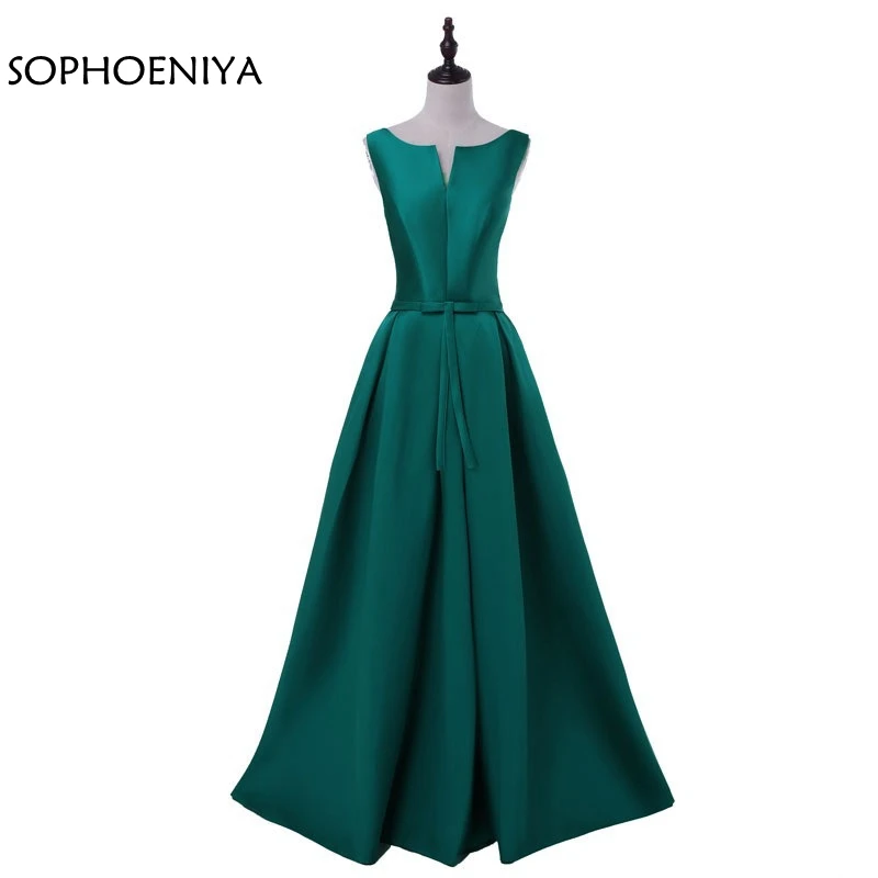 

New Arrival High Neck Simple evening dress 2019 Robe de soiree abendkleider Cheap evening gown long dresses evening