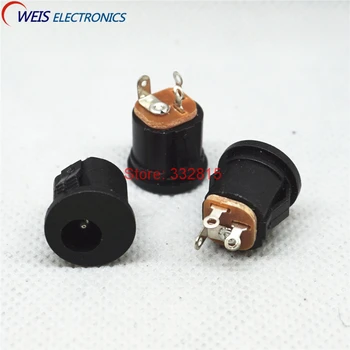 

100PCS DC-022K DC POWER Socket 5.5 * 2.1 MM 5.5-2.1mm DC022K bayonet type charging socket ROHS Free shipping