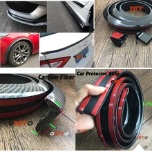 Universal DIY Rubber Soft Black Car Rear Spoiler 36mm Width 1.5m Length Exterior Rear Spoiler Decoration Moulding Trim Strips
