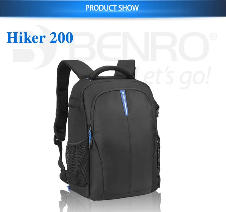 Benro Hiker сумка DSLR рюкзак ноутбук видео фото сумки для камеры большой размер мягкая