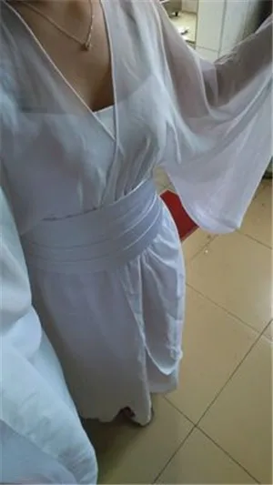 Костюм hanfu классический китайский белый/красный/розовый народные танцевальные костюмы Han ткань слинг/drag convening и пояс/шифон песок