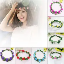 新規上場のファッションの花の冠かぶと花杖花/手作り繊細なヘッド花輪結婚式の花嫁(China)