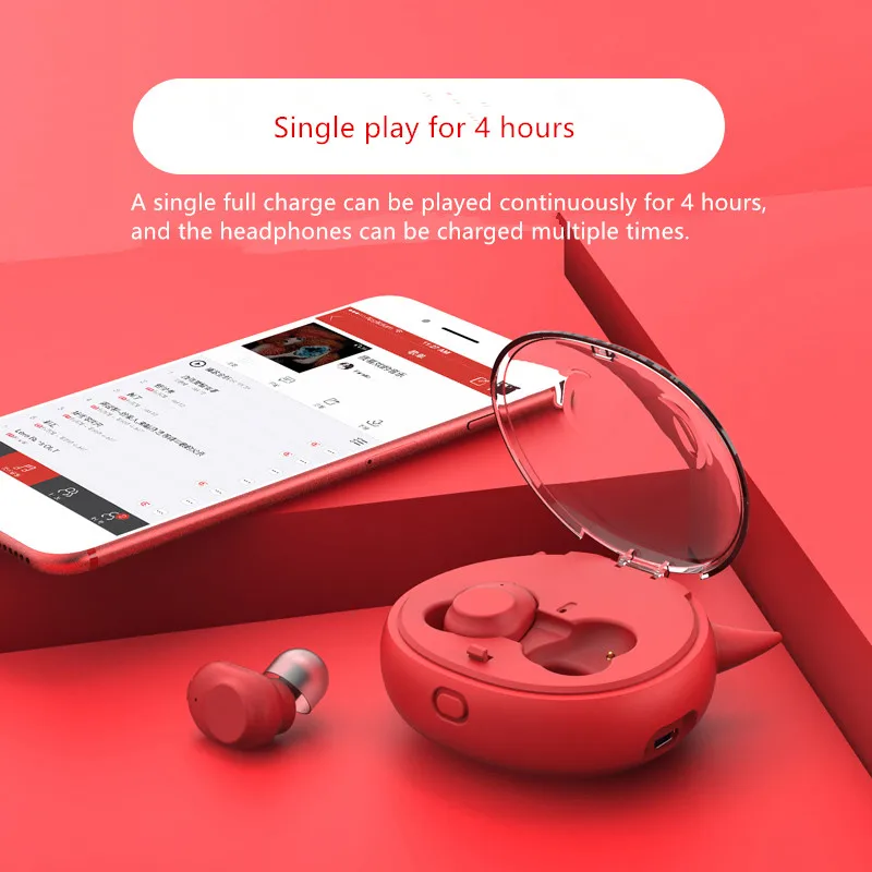 Invisible Wireless Earbuds Bluetooth Earphone 5.0 Mini Bluetooth Headset Wireless Stereo Earhones for smart phone