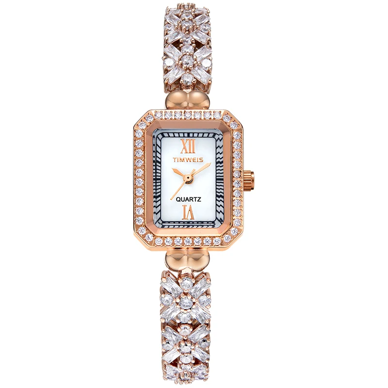 Модные новые элегантные Бриллианты Женские часы из нержавеющей стали Кварцевые женские наручные часы лучший бренд горячий стиль модные