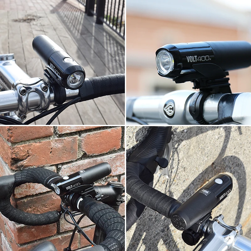 Best CATEYE Professional Cycling Light Waterproof Bicycle Front Handlebar Light USB Rechargeable Super Bright Light Volt400 Volt800 8