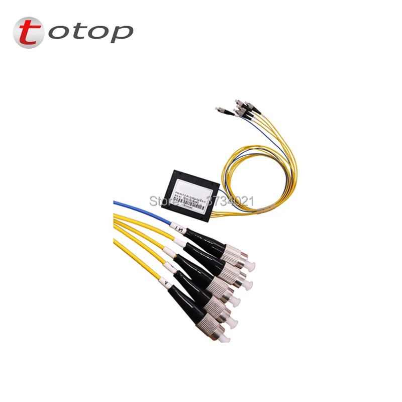 1x4 ABS FC UPC PLC Splitter Single mode 1 Split 4 1310/1550nm Wavelength | Мобильные телефоны и аксессуары