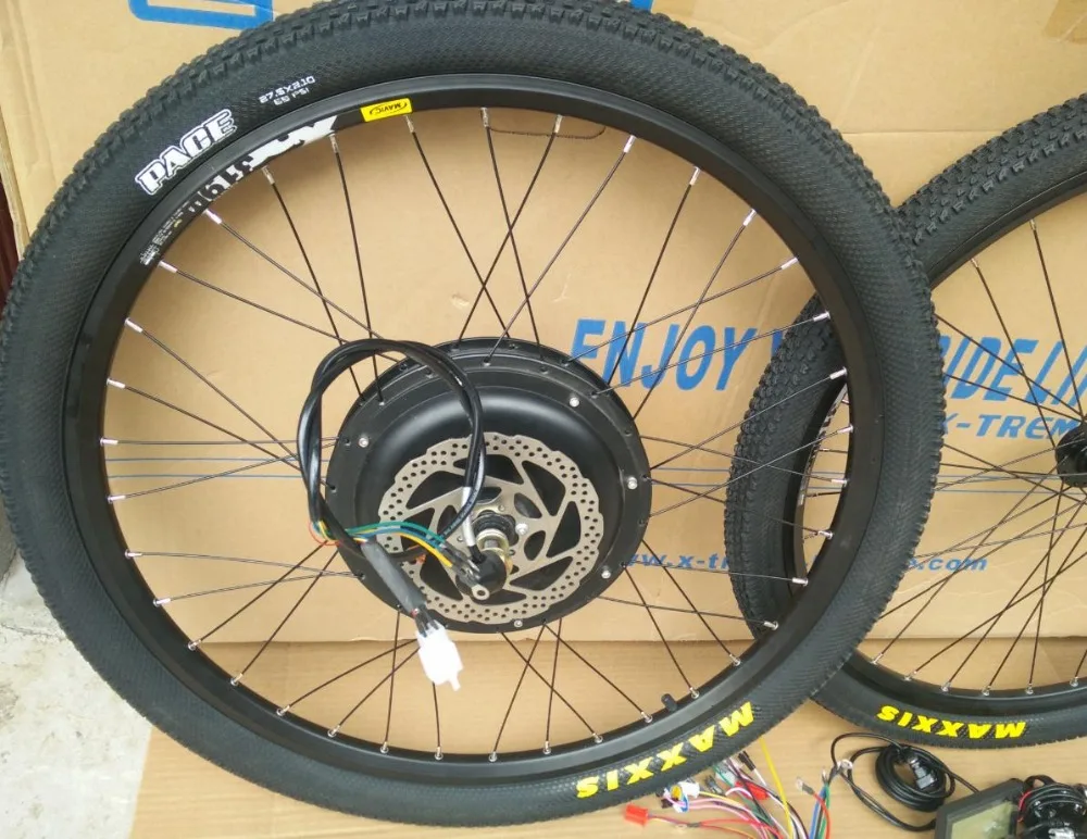 Best Kalosse 48V 1000W Electric bike wheels  Free shipping FEDEX  20/26/27.5/29/700C    bicycle Electric motor 26/29*2.1inch tires 1