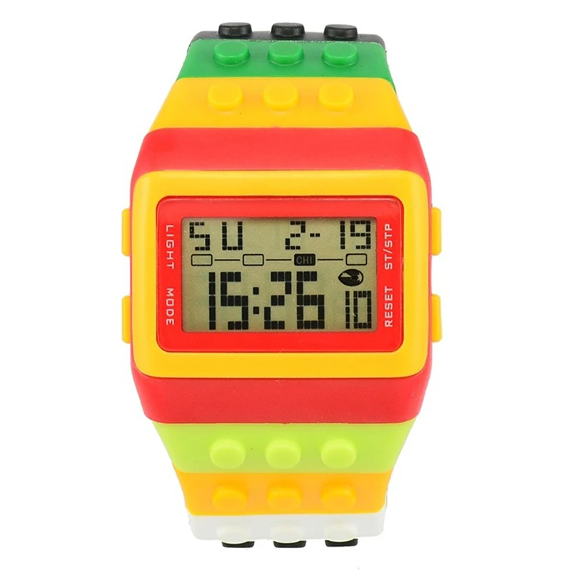 SHHORS цветные многофункциональные водонепроницаемые наручные Детские Смарт-часы с ЖК-дисплеем для мужчин и женщин спортивные часы цифровые наручные Смарт-часы Мужская мода - Цвет: 4