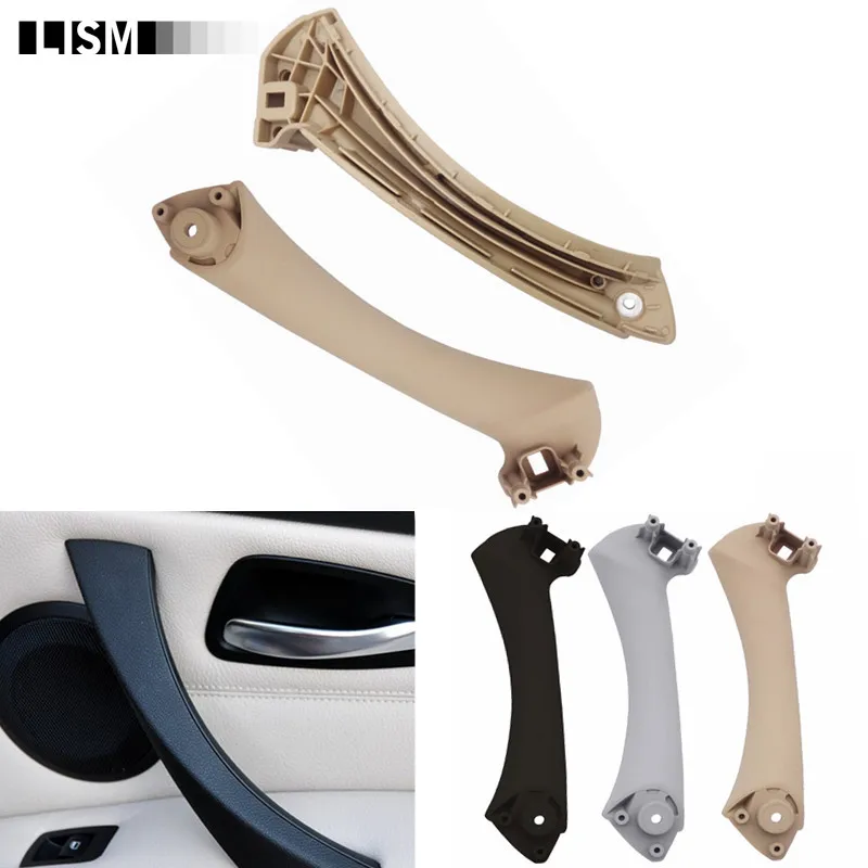 

Car Interior Door Handles for BMW 3 Series e90 e91 Inner Doors Panel Handle Bar Pull Trim Cover Black Gray Beige Left Right New