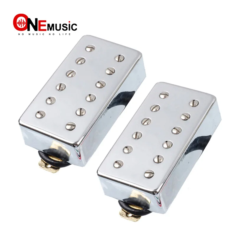 Двойная катушка 12 отверстий Humbucker Пикап для электрогитары LP Chrome|neck pickup|humbucker