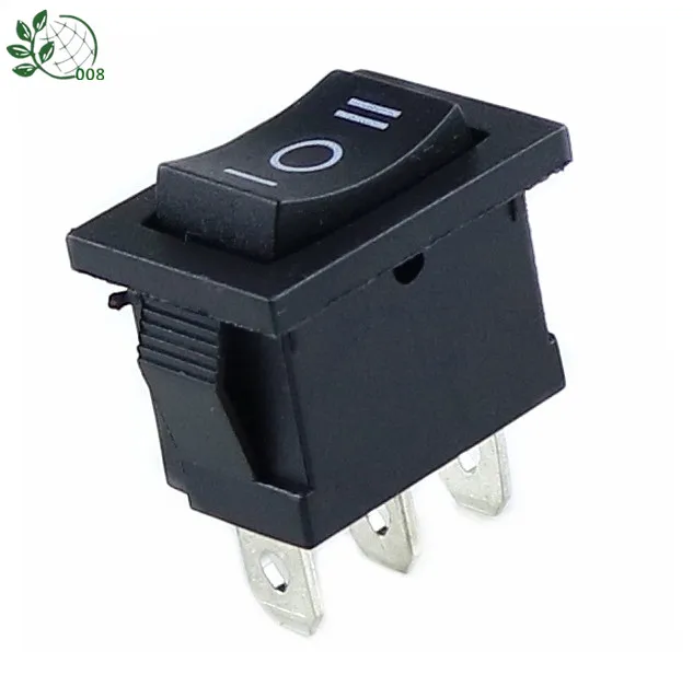 KCD1 6A 250VAC /10A 125VAC вкл./выкл./вкл. Прямоугольный рокер 3 положения приборная панель