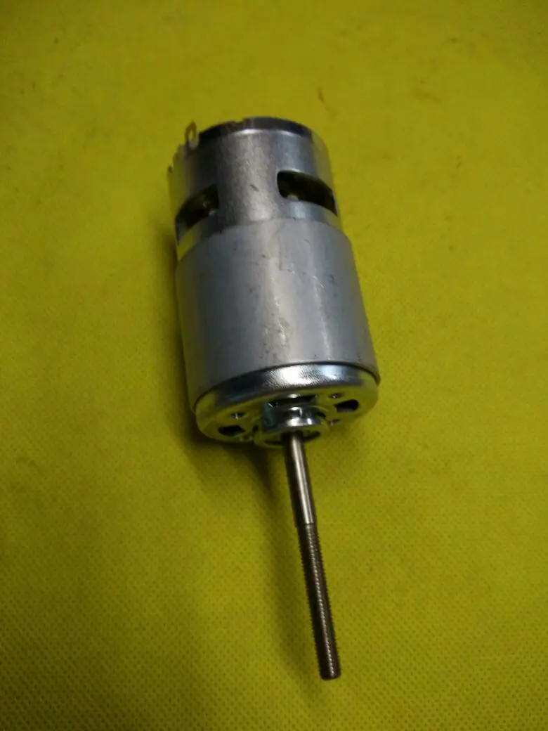Косилка DC 775 12-24V (3900-7800 rpm) Резьба длинной оси двигателя | Обустройство дома