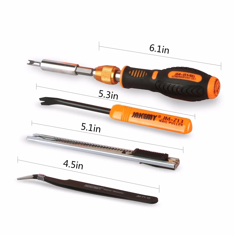 JAKEMY 47 in 1 Multifunctional Electronic Precision Screwdriver Repair Tools Kit Set For Household Maintenance Hand Tools Set JAKEMY 47 in 1 Multifunctional Electronic Precision Screwdriver Repair Tools Kit Set For Household Maintenance Hand Tools Set