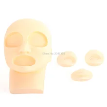 1 шт манекен голова для 3D перманентного макияжа бровей губ татуировки практика кожи Бесплатный подарок 2 шт глаза+ 1 шт губ практика кожи