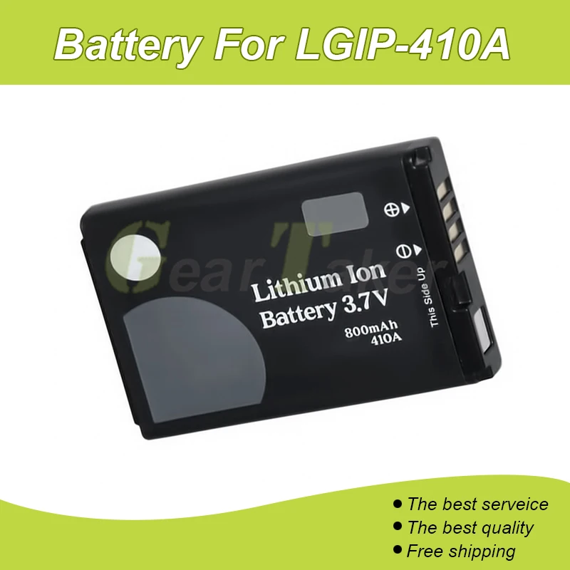 Brand Original 3.7V 800mAh LGIP 410A Phone Li ion Battery For KF510