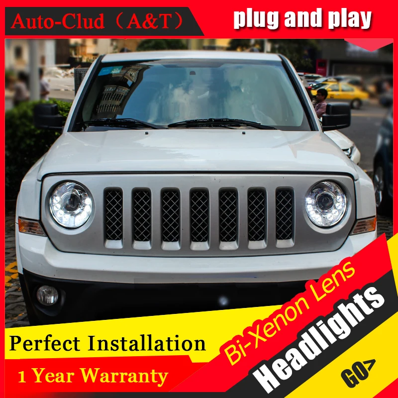 Автомобильный Стайлинг для Jeep Renegade фары ангельские глазки 2013 2015 Liberty