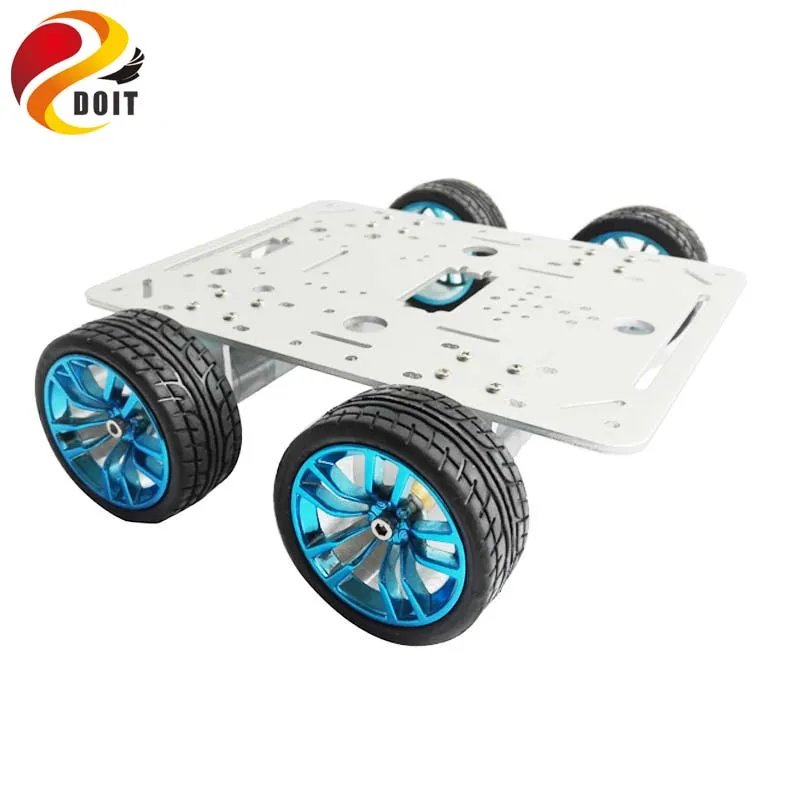 Оригинальный C300 металла 4WD колесо шасси автомобиля развития комплект дистанционного управления DIY RC игрушки Умный Робот Модель автомобиля