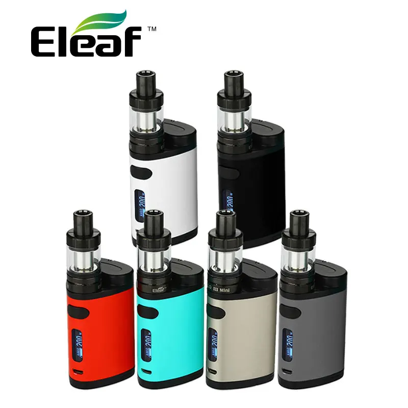 Original 200W Eleaf Pico Dual font b Vape b font Kit with 2ml MELO 3 Mini