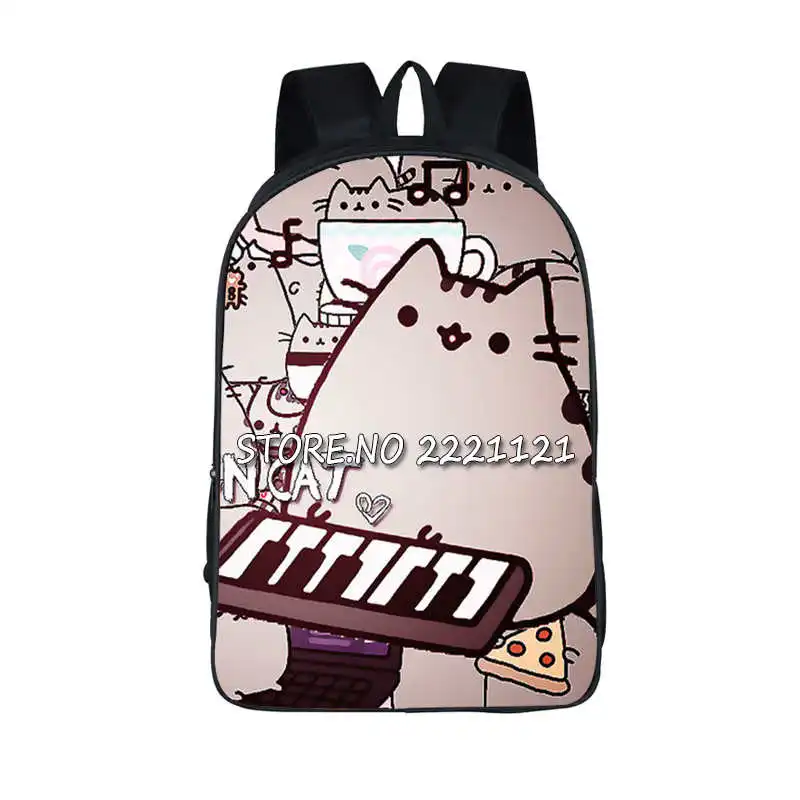 Cartoon Pusheen Cat font b Backpack b font For Teenagers Girls Pusheen Cat Kindergarten Bags Children