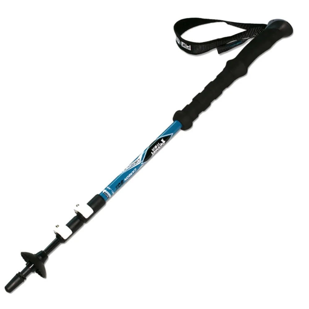 2017 1 Piece EVA Aluminum Hiking Carbon Fiber Climbing Cane Straight